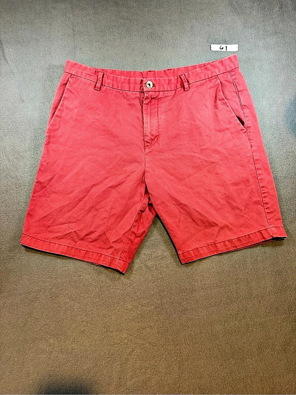 Calvin Klein Flat Front Shorts in Pink Size 34